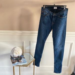 HUDSON Colette Mid-Rise Skinny Jeans Dark Wash Size 28